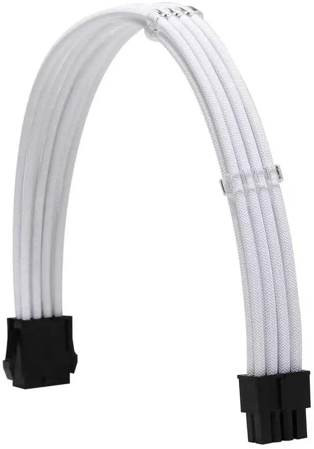 Alt view image 6 of 6 - WRIARICH Black Braided PSU Extension Cable Kit, 18AWG ATX 24Pin + EPS 8Pin + PCIe 8Pin Cables with Cable Combs