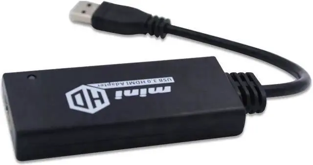 Alt view image 5 of 6 - WRIARICH USB 3.0 to HDMI Adapter, 1080P HD Audio Video Converter Cable for Multi-Monitor Setup, Compatible with Windows 7/8/8.1/10, Not Support Vista & Linux