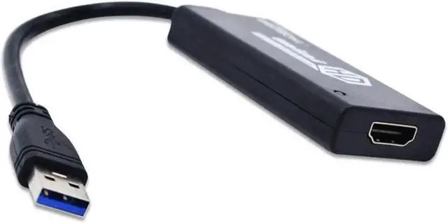 Alt view image 4 of 6 - WRIARICH USB 3.0 to HDMI Adapter, 1080P HD Audio Video Converter Cable for Multi-Monitor Setup, Compatible with Windows 7/8/8.1/10, Not Support Vista & Linux