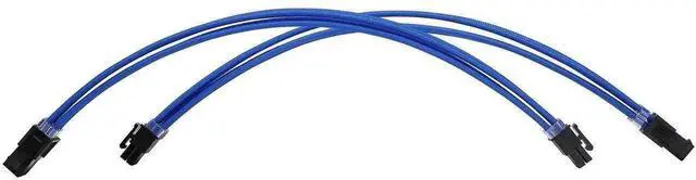Alt view image 6 of 6 - WRIARICH Blue Sleeved PSU Extension Cable Kit, 18AWG ATX 24Pin + EPS 8Pin (4+4) + PCI-E 8Pin (6+2) Extension Cords with Cable Combs, Power Extender Set for PSU to Motherboard & Graphics Card