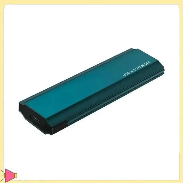 Alt view image 2 of 4 - WRIARICH USB3.1 Type-C M.2 SATA SSD Enclosure 10Gbps