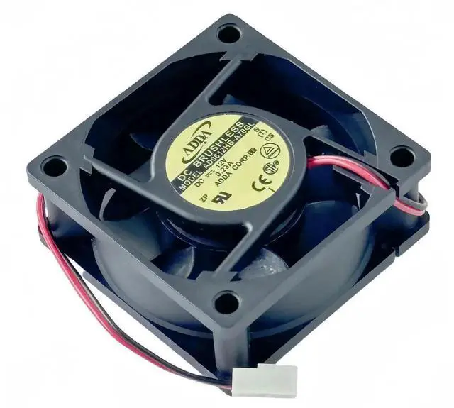 Alt view image 5 of 7 - WRIARICH 6025 6CM DC Brushless Cooling Fan AD0612HB-A70GL, 12V 0.23A 2-Wire Chassis Case Fan for ADDA