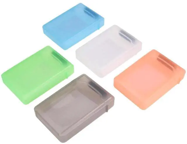 Alt view image 4 of 7 - WRIARICH 5 Pack 3.5 Inch Anti-Static Hard Drive Storage Case, Portable Shockproof Plastic HDD Protective Box