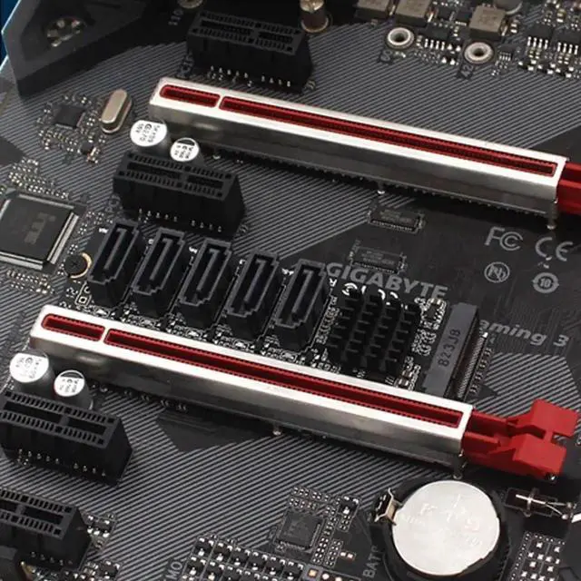 Alt view image 3 of 7 - WRIARICH 5 Ports M.2 B+M Key to SATA 3.0 Expansion Adapter with JMB575 Chip, NGFF 1-to-5 SATA Converter Card with LED Activity Indicators