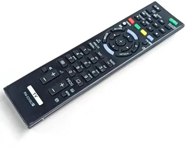 Alt view image 3 of 3 - WRIARICH Black Wireless TV Remote Control Replacement, Battery Powered IR Controller Compatible with RM-GD005, RM-ED022, RM-ED036, Fit for Sony KDL-32EX402 LCD HDTV