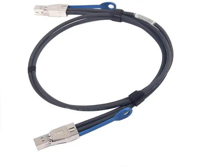 Alt view image 3 of 6 - WRIARICH 12Gbps Mini SAS HD SFF-8644 to SFF-8644 Cable 1M, 100 Ohm High Speed SAS Cable for NVMe Enclosure, Storage Array, SAN JBOD Enterprise Storage Servers