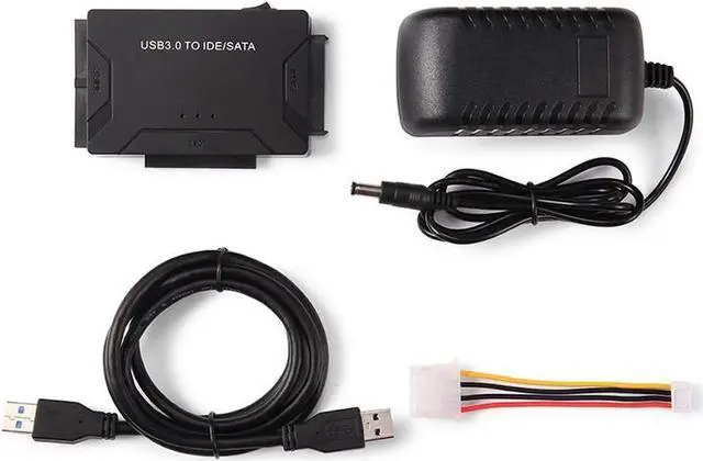 Alt view image 3 of 5 - WRIARICH IDE SATA to USB 3.0 Hard Drive Converter, SATA IDE Combo Adapter with 12V 2A Power Supply, Compatible with 2.5/3.5 Inch SATA IDE HDD SSD, Supports Up to 6TB Storage Drives
