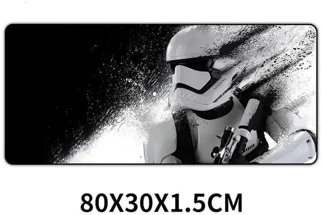 Main image of WRIARICH 80x30cm XXL Star Wars Gaming Mouse Pad, Large Non-Slip Rubber Desk Mat for Keyboard Mouse, Compatible with Call of Duty Gaming