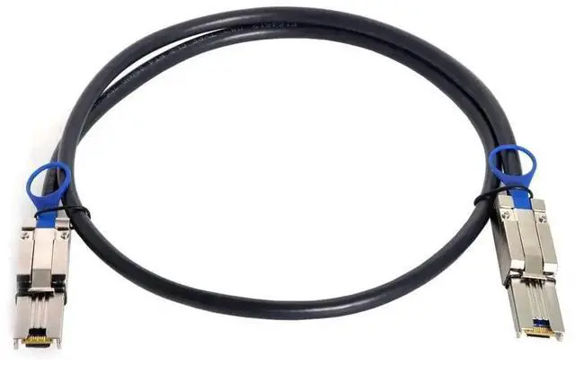 Alt view image 3 of 7 - WRIARICH 0.5M SFF-8088 to SFF-8088 External Mini SAS Extension Cable, 26Pin 4-Lane Multilane 6Gbps SAS 2.0 RAID Storage Cable for Server JBOD Data Center