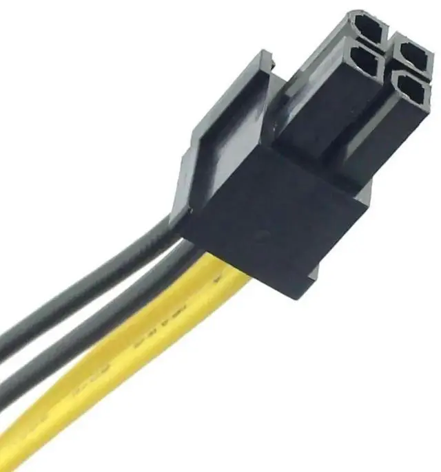 Alt view image 5 of 6 - WRIARICH 2-Pack ATX 20+4 Pin 24Pin Splitter Extension Cables, 18AWG 20CM Motherboard PSU Adapter Cords for BTC Mining Rig