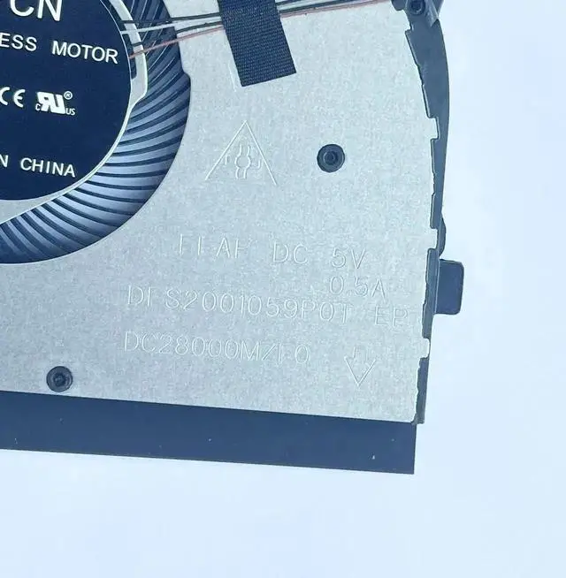 Alt view image 3 of 3 - WRIARICH CPU Cooling Fan DFS2001059P0T DC28000MZF0 FLAF for Lenovo IdeaPad S340-15API C340-15IWL Flex 15IWL Laptop Cooler