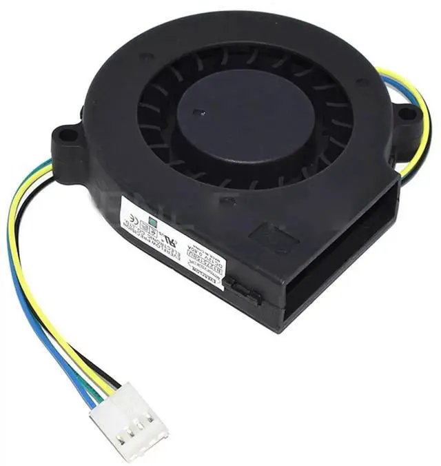 Alt view image 3 of 4 - WRIARICH 75x75x15mm CPU Blower Fan Replacement Model BB7515BU B127515BU, DC 12V 0.80A 4-Wire PWM Centrifugal Fan with Copper Radiator for Desktop CPU Cooling