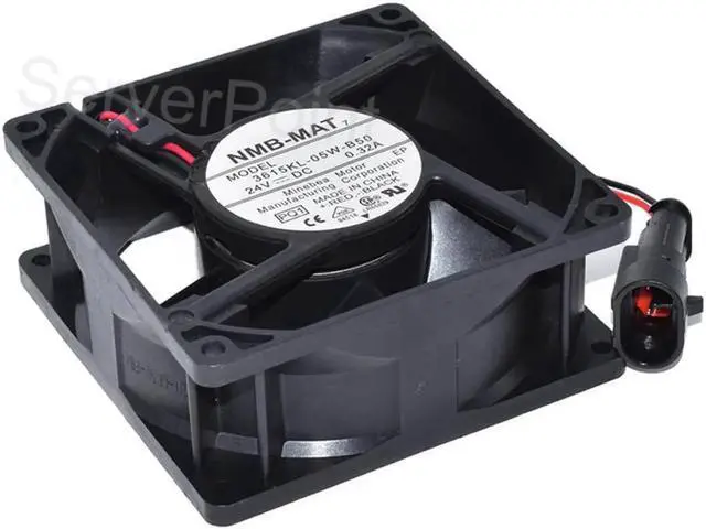 Main image of WRIARICH 92x92x38mm Replacement Cooling Fan, DC24V 0.32A 2 Wires Ball Bearing Fan Compatible with NMB 3615KL-05W-B50 for ABB Inverter, Industrial Cabinet, Server Power Supply Cooling