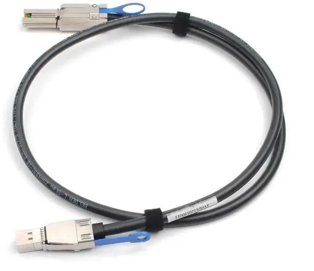 Alt view image 3 of 5 - WRIARICH 1M/3.3FT External Hybrid Mini SAS Cable, SFF-8644 Mini SAS HD to SFF-8088 Mini SAS 6Gbps Transmission Cable for Server RAID Storage Array Connection