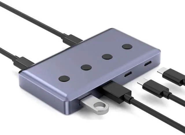 Main image of WRIARICH 6 Port USB 3.2 Hub Splitter, USB-A & USB-C Ports with USB C Power Supply Port, 10Gbps High Speed Data Hub for PC, External HDD, Flash Drives, Keyboard & Peripherals