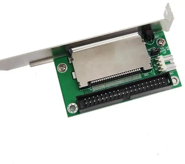 Alt view image 4 of 6 - WRIARICH Compact Flash to 40/39-Pin IDE Bootable Adapter Card with PCI Bracket Panel, CF Memory Card to Desktop IDE Storage Converter