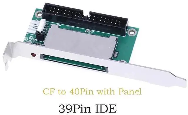 Main image of WRIARICH Compact Flash to 40/39-Pin IDE Bootable Adapter Card with PCI Bracket Panel, CF Memory Card to Desktop IDE Storage Converter