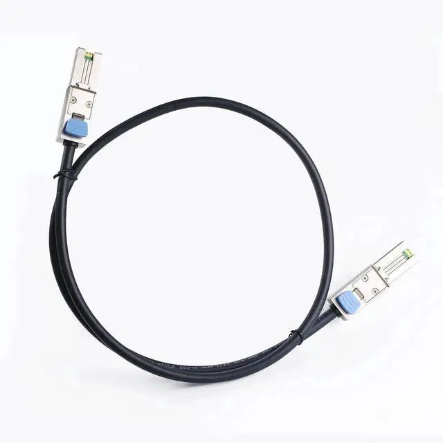 Alt view image 4 of 5 - 1M SFF-8088 Male to Male External Mini SAS Cable, 26Pin 6Gbps SAS 2.0 Shielded External Storage Wire for Server RAID Card, DAS Disk Array, External Hard Drive Enclosure & Data Center Storage Connectio