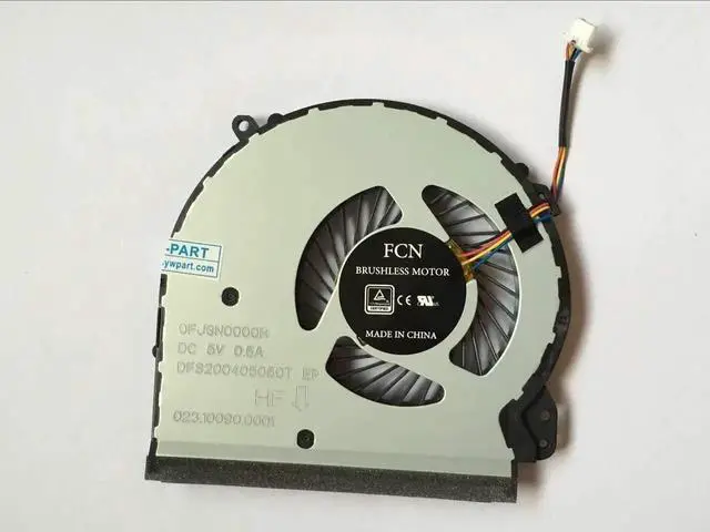 Alt view image 3 of 5 - WRIARICH 4-Wire CPU Cooling Fan Replacement for HP Pavilion 17-X /17-Y /17-AK /17-BS Series, OEM PN 926724-001 /856681-001 /856682-001