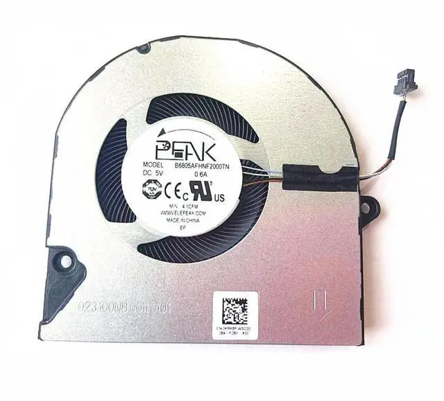 Main image of WRIARICH New CPU Cooling Fan EG50050S1-CH90-S9A KRK6P 0KRK6P 023.100NB.0001 for Dell Inspiron 14/15 5000 & 7400 2-in-1 2021 Laptops