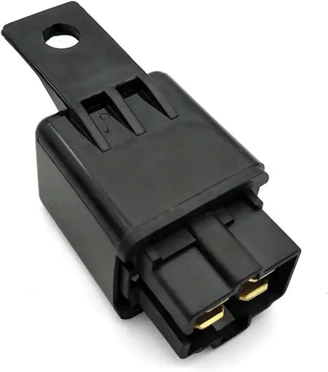 Alt view image 2 of 5 - WRIARICH 2PCS Automotive Relay 40A DC12V/24V, 4Pin Single Normally Open with 6.5mm Fixed Hole, Matched 4Pin Socket for Car & Truck