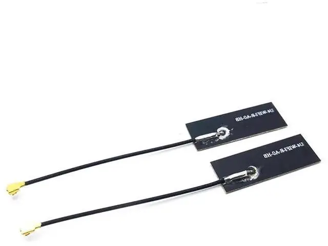 Alt view image 2 of 6 - WRIARICH 2 Pack Mini PCI-E Laptop Internal WiFi Bluetooth Antennas, Universal Yellow Film Wireless Card Antenna
