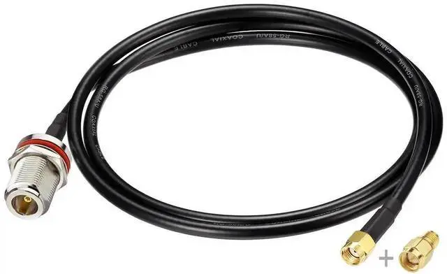 Alt view image 3 of 4 - WRIARICH 20ft RG58 Low Loss Coax Cable, N Female to RP-SMA Male Antenna Extension Cord Compatible with WiFi 4G LTE LoRa Antennas, Nebra RAK Bobcat Hotspot Miners