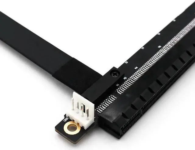 Alt view image 2 of 6 - WRIARICH PCIe 1x to 16x Flexible Riser Extension Cable, SATA to IDE 4Pin Powered PCI-E Adapter for GPU Mining Rig