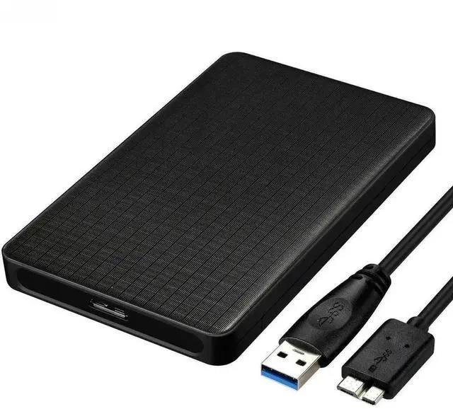 Alt view image 2 of 3 - WRIARICH 2.5 Inch USB 3.0 SATA HDD Enclosure, Tool-Free External Drive Case Black, 5Gbps UASP Supported