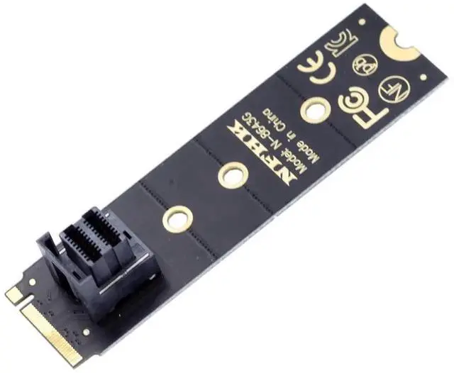 Main image of WRIARICH 2280 U.2 SFF-8639 NVMe PCIe 4.0 SSD Adapter Kit, SFF-8643 Mini SAS HD to U.2 Converter Compatible with Intel P3600 P3700 750 Series SSD