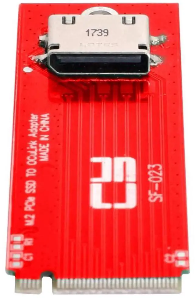 Main image of WRIARICH M.2 M-Key to OCuLink SFF-8612 SFF-8611 Adapter, PCIe 4.0 for 2260 NVMe SSD