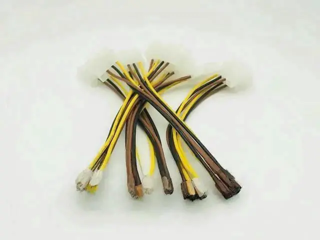 Alt view image 3 of 3 - WRIARICH 5 Pack PCI-E 6Pin Female to Dual Molex 4Pin Splitter Cable, SATA Compatible PCIe Power Extension Cord, 15cm Length