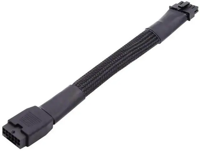 Alt view image 5 of 5 - WRIARICH 17cm 12VHPWR Male to Female Extension Cable, ATX3.0 PCIe5.0 16Pin(12+4) GPU Power Cord