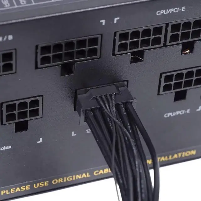 Alt view image 6 of 7 - WRIARICH ATX 3.0 PCIe 5.0 12VHPWR Modular Cable, 16Pin to 16Pin (12+4Pin) GPU Power Cord