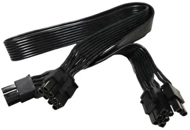 Alt view image 5 of 5 - WRIARICH Dual PCIe 8Pin (6+2Pin) GPU Modular Power Cable for Seasonic FOCUS PLUS GOLD/Platinum/PX/GX/SGX 650W/750W/850W/1000W