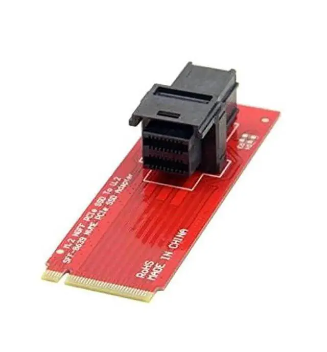 Alt view image 4 of 6 - WRIARICH M.2 NVMe M-Key to SFF-8643 Mini SAS HD Adapter Kit, SFF-8643 to SFF-8639 U.2 NVMe Converter for Intel SSD 750 P3600 P3700 2.5 U.2 PCIe SSD