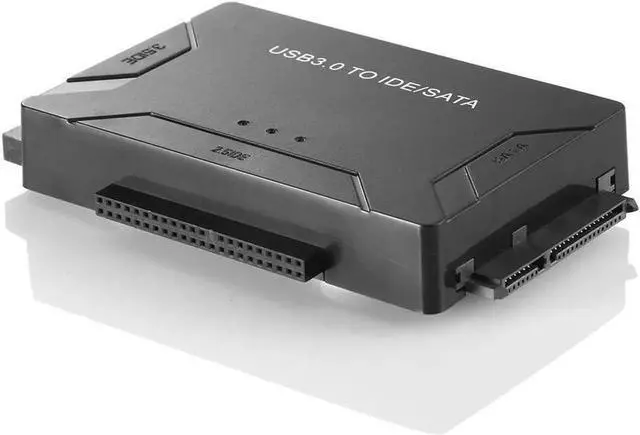 Main image of WRIARICH USB 3.0 to SATA IDE Hard Drive Adapter Converter with Power Switch, Supports 2.5" 3.5" SATA HDD SSD & IDE Hard Disks, Max 4TB Storage Capacity