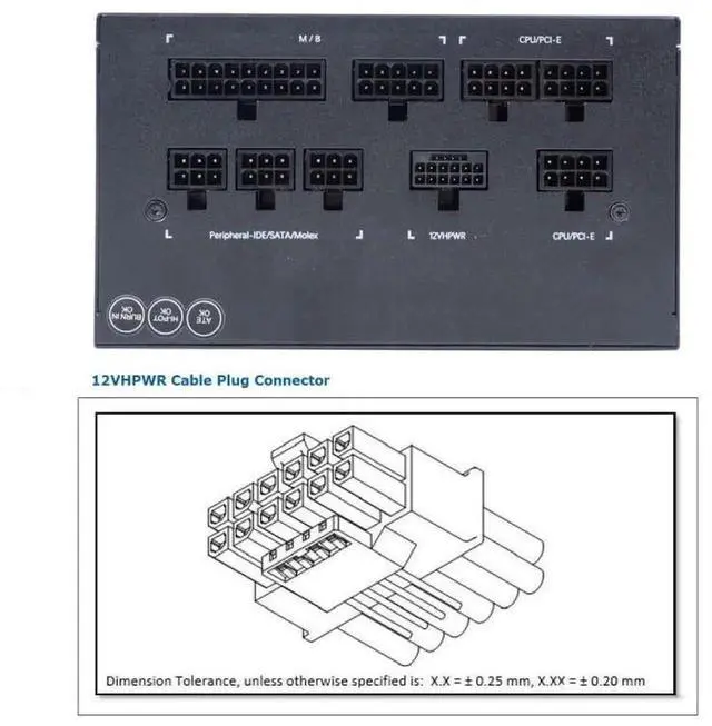 Alt view image 5 of 7 - WRIARICH Up Angled 90° 12VHPWR Male to Female Adapter, ATX3.0 PCIe5.0 12+4Pin GPU Power Extender, Compatible with RTX 3080, 3090Ti Series Graphics Cards
