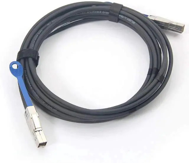 Alt view image 3 of 5 - WRIARICH 0.5m 1.6ft 12G SFF-8644 to SFF-8644 External Mini SAS HD Cable, 100-Ohm Impedance Multilane Interconnect Wire Compatible with NVMe Enclosure, Storage Array, SAN & JBOD