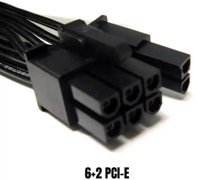 Alt view image 5 of 6 - WRIARICH PCIe Dual 8Pin (6+2Pin) Modular GPU Power Cable Compatible with Seasonic Platinum Series 660W, 760W, 860W, 1050W, 1200W Full Modular Power Supply