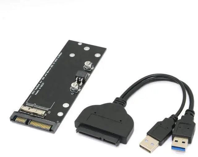 Main image of WRIARICH USB 3.0 Dual PCB Adapter, 12+6Pin Mac SSD + 22Pin SATA Reader for 2010/2011 MacBook Air A1369 A1370