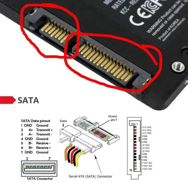 Alt view image 5 of 7 - WRIARICH USB 3.0 Dual PCB Adapter, 12+6Pin Mac SSD + 22Pin SATA Reader for 2010/2011 MacBook Air A1369 A1370