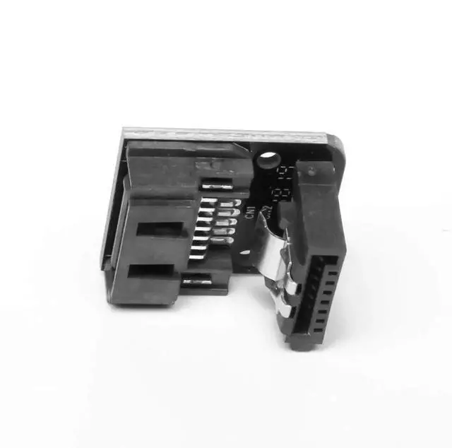 Alt view image 3 of 7 - WRIARICH 6 Pack 90 Degree Angled SATA 7Pin Adapter, 7Pin Male to 7Pin Female SATA Converter for Desktop Motherboard SSD HDD