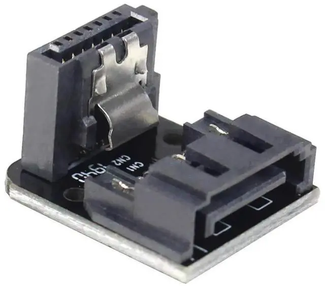 Alt view image 6 of 7 - WRIARICH 6 Pack 90 Degree Angled SATA 7Pin Adapter, 7Pin Male to 7Pin Female SATA Converter for Desktop Motherboard SSD HDD