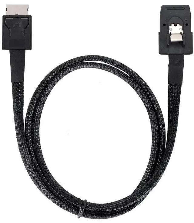 Main image of 50cm OCuLink PCIe Active Cable, SFF-8611 4i Male to SFF-8087 36Pin Mini SAS Internal Storage Cable for Slimline PCIe SSD, Server RAID & Workstation