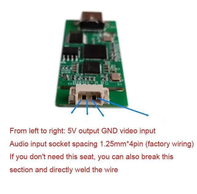 Alt view image 4 of 5 - WRIARICH HD AHD to Type-C Video Capture Module, 720P/1080P Drive-Free Digital-Analog Converter for Windows/Linux/Mac OS
