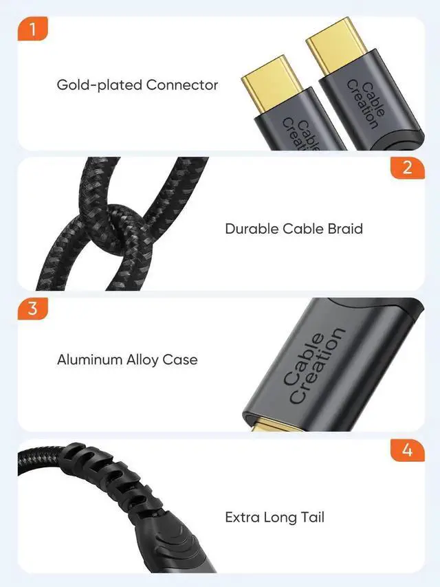 Alt view image 5 of 7 - WRIARICH 2 Pack 6.6FT USB C to C Cable, 60W Fast Charging Double Braided Cord for iPhone 15/16, iPad, Galaxy, Power Bank