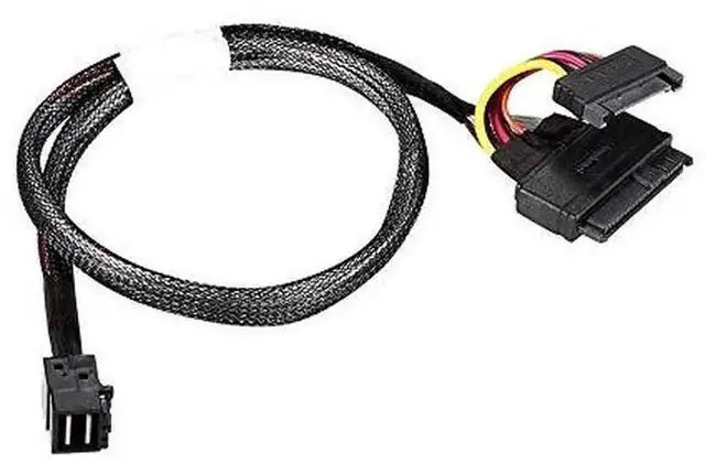 Main image of WRIARICH 50CM Internal HD Mini SAS Cable SFF-8643 to U.2 SFF-8639, 12Gbps NVMe SSD Server Storage Cable with SATA Power