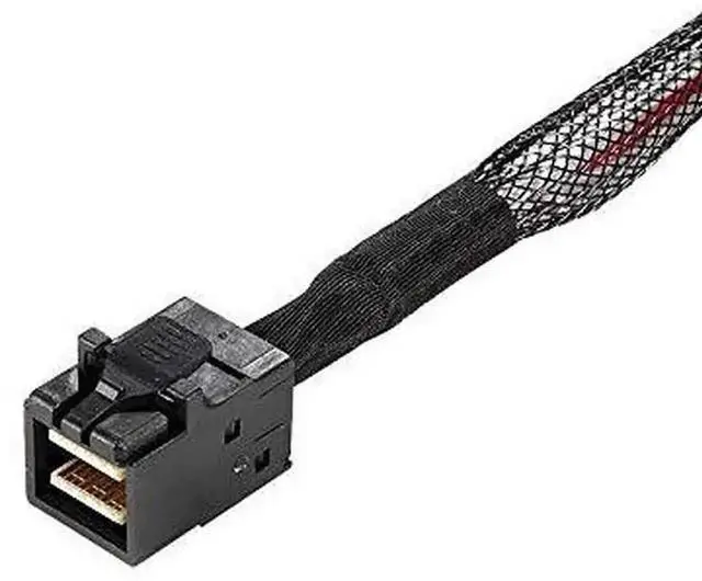Alt view image 4 of 6 - WRIARICH 50CM Internal HD Mini SAS Cable SFF-8643 to U.2 SFF-8639, 12Gbps NVMe SSD Server Storage Cable with SATA Power