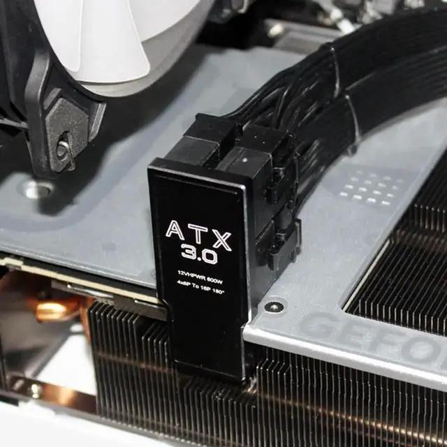 Alt view image 7 of 7 - WRIARICH 90° Up-Angled 12VHPWR 16Pin to 4×ATX 8Pin Modular Power Adapter, ATX3.0 PCIe5.0 for RTX 4080/4090/5090Ti